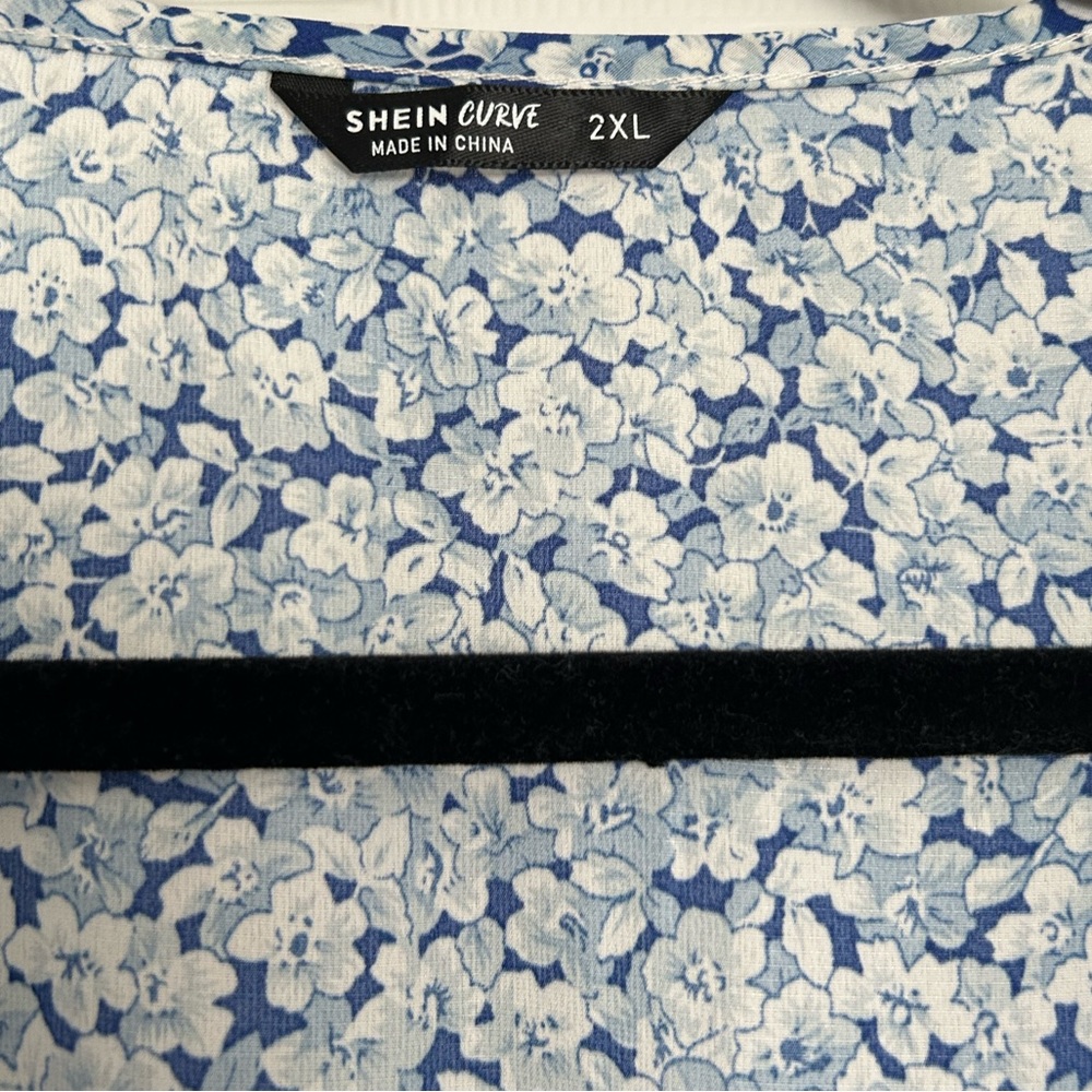 Light Blue Floral Sundress - Picture 3 of 3